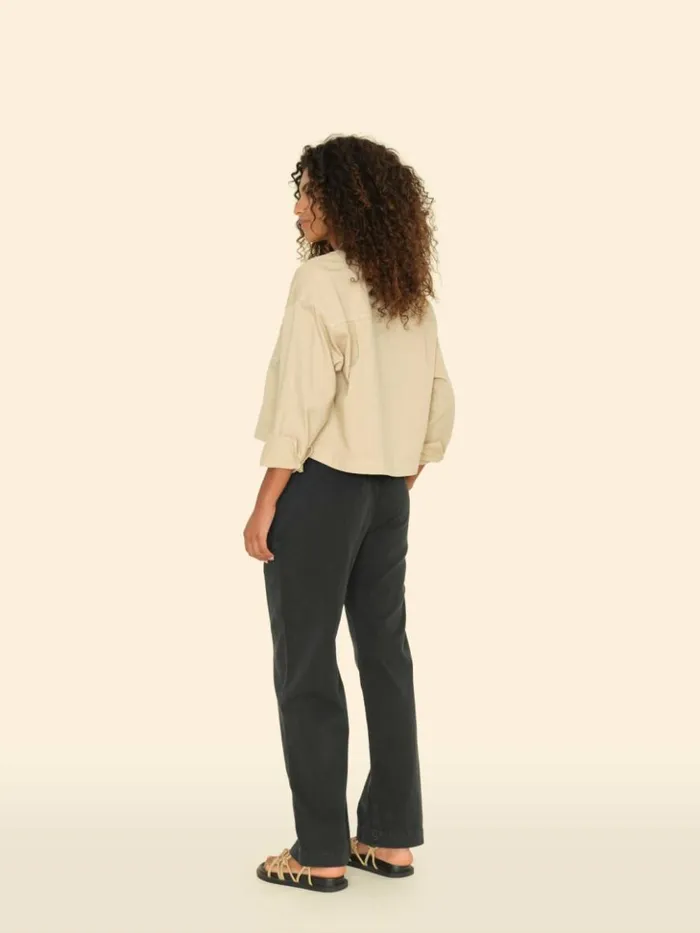 Women Pants and Jumpsuits Xirena Washed Black Dash Twill Pant