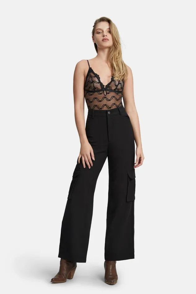 Women Pants Bardot Hestia Cargo Pant In Black Black