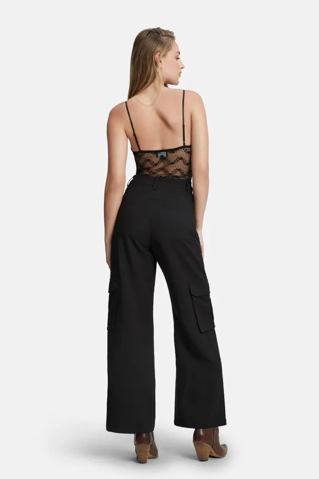 Women Pants Bardot Hestia Cargo Pant In Black Black Women Pants Bardot Hestia Cargo Pant In Black Black