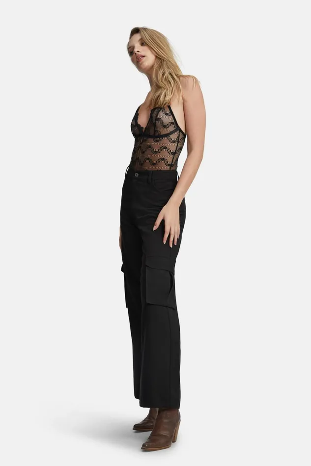Women Pants Bardot Hestia Cargo Pant In Black Black Women Pants Bardot Hestia Cargo Pant In Black Black