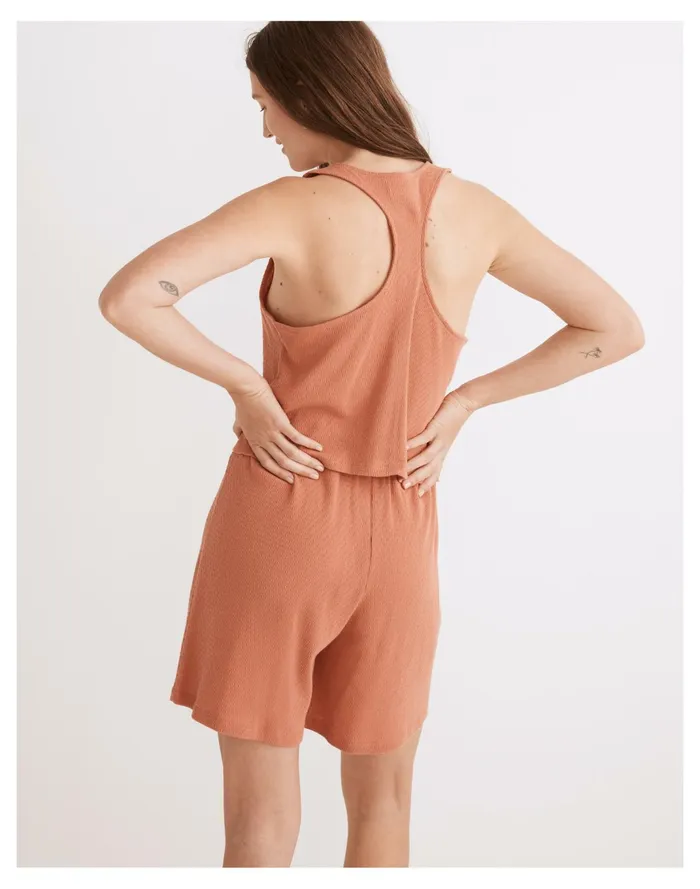 Women Pointelle Henley Pajama Tank Sweet Dahlia Madewell Pajamas Women Pointelle Henley Pajama Tank Sweet Dahlia Madewell Pajamas