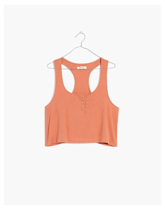 Women Pointelle Henley Pajama Tank Sweet Dahlia Madewell Pajamas Women Pointelle Henley Pajama Tank Sweet Dahlia Madewell Pajamas
