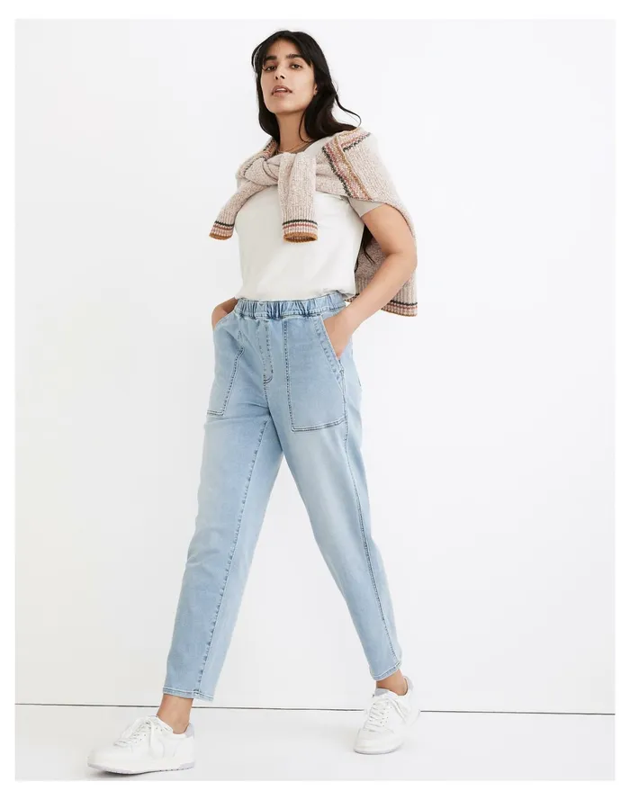 Women Pull On Relaxed Jeans In Bellview Wash Bellview Wash Madewell Pants Women Pull On Relaxed Jeans In Bellview Wash Bellview Wash Madewell Pants