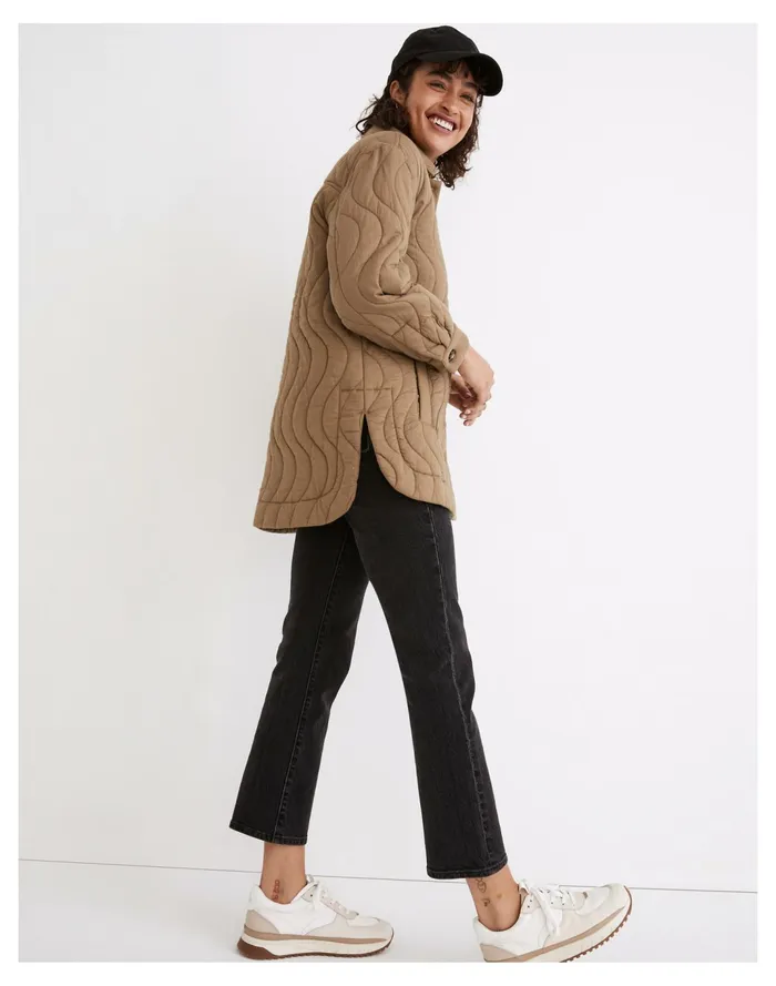 Women Quilted Belrose Shirt Jacket Distant Surplus Madewell Jackets Women Quilted Belrose Shirt Jacket Distant Surplus Madewell Jackets