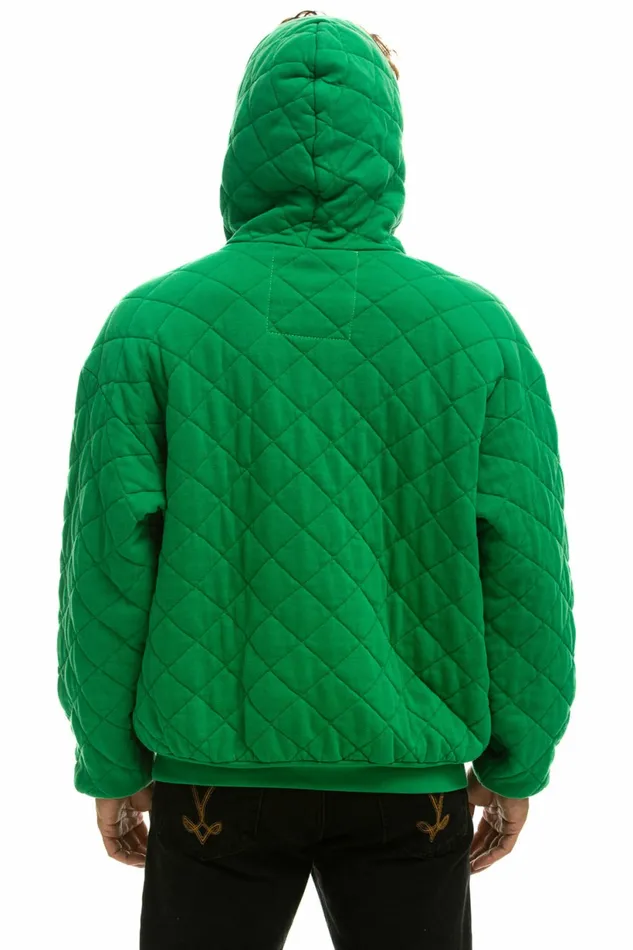 Women QUILTED RELAXED PULLOVER HOODIE 8211 KELLY GREEN Aviator Nation Hoodies Women QUILTED RELAXED PULLOVER HOODIE 8211 KELLY GREEN Aviator Nation Hoodies