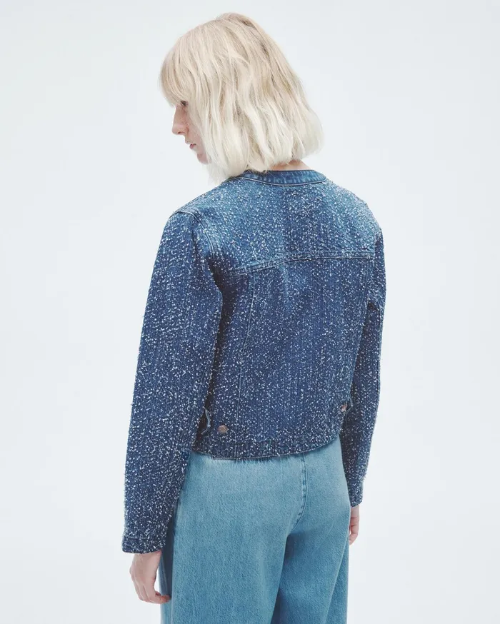 Women Rag and Bone Blazers and Vests Cora Denim Jacket Midtweed Women Rag and Bone Blazers and Vests Cora Denim Jacket Midtweed