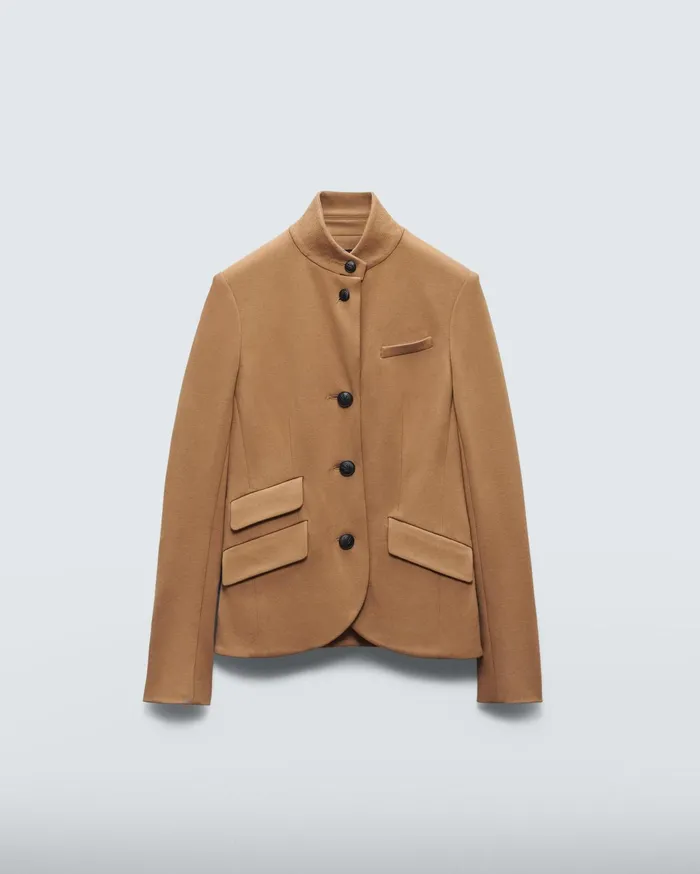 Women Rag and Bone Blazers and Vests Slade Ponte Blazer Camel Women Rag and Bone Blazers and Vests Slade Ponte Blazer Camel