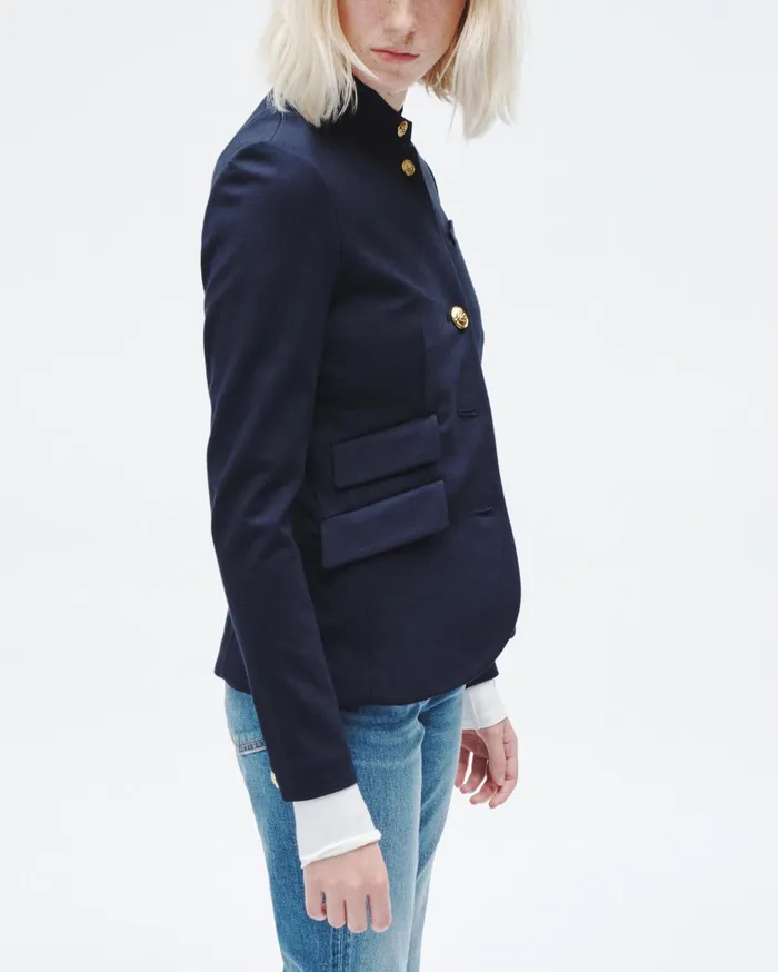 Women Rag and Bone Blazers and Vests Slade Ponte Blazer Salute Women Rag and Bone Blazers and Vests Slade Ponte Blazer Salute