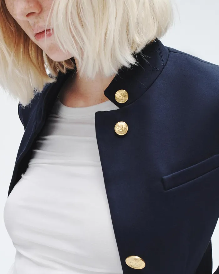 Women Rag and Bone Blazers and Vests Slade Ponte Blazer Salute Women Rag and Bone Blazers and Vests Slade Ponte Blazer Salute