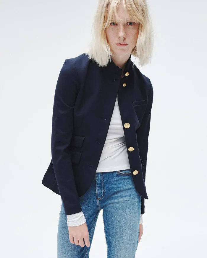 Women Rag and Bone Blazers and Vests Slade Ponte Blazer Salute Women Rag and Bone Blazers and Vests Slade Ponte Blazer Salute