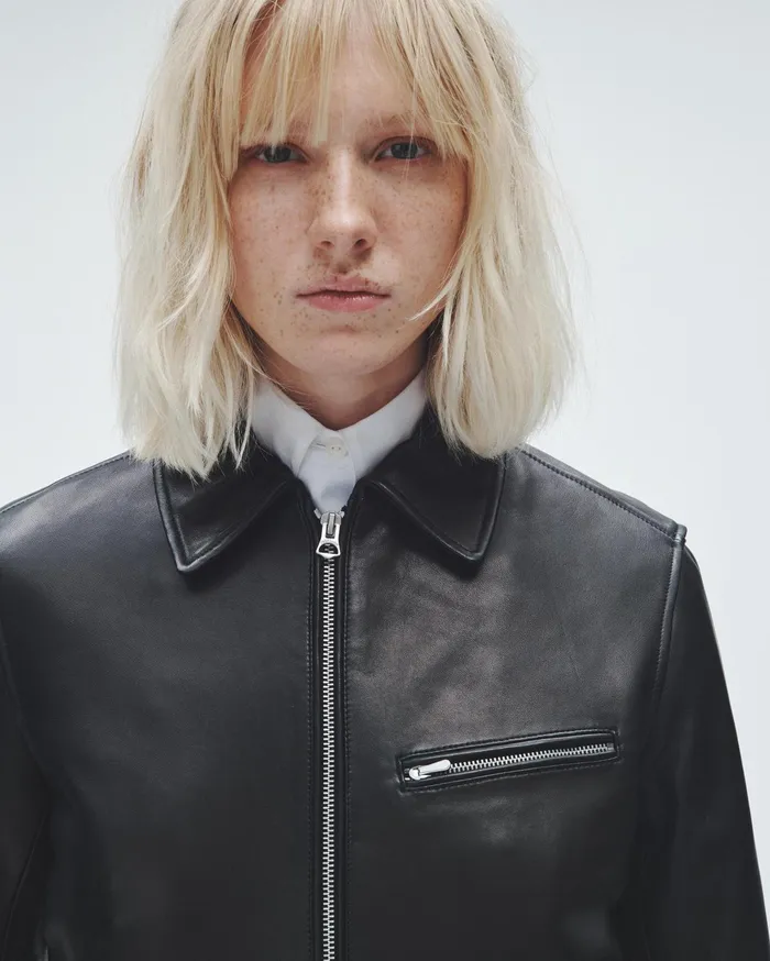 Women Rag and Bone Coats and Jackets Manon Leather Jacket Black Women Rag and Bone Coats and Jackets Manon Leather Jacket Black