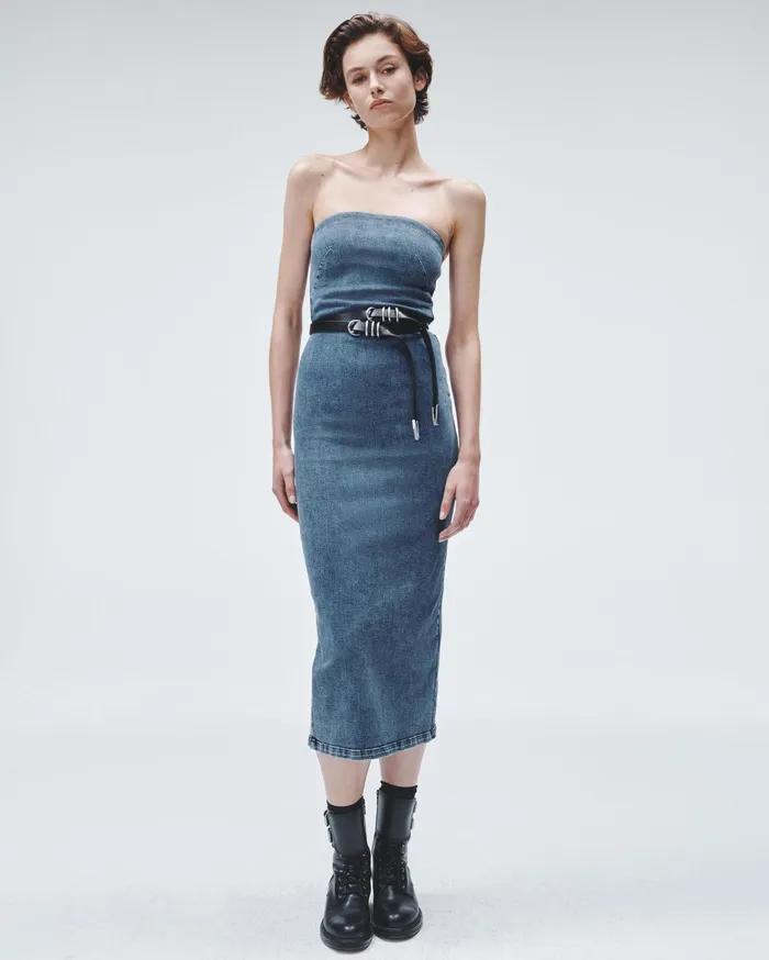 Women Rag and Bone Dresses and Skirts Jasmine Denim Dress Elle
