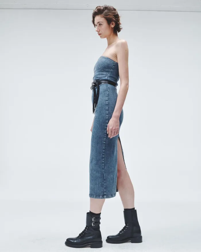 Women Rag and Bone Dresses and Skirts Jasmine Denim Dress Elle Women Rag and Bone Dresses and Skirts Jasmine Denim Dress Elle