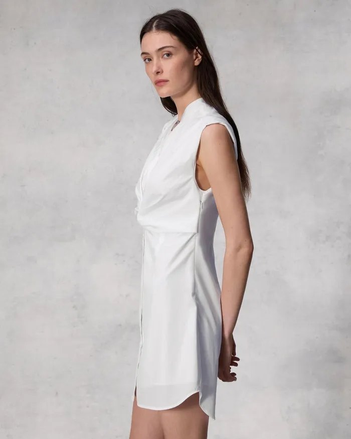 Women Rag and Bone Dresses and Skirts Louisa Cotton Poplin Dress White Women Rag and Bone Dresses and Skirts Louisa Cotton Poplin Dress White