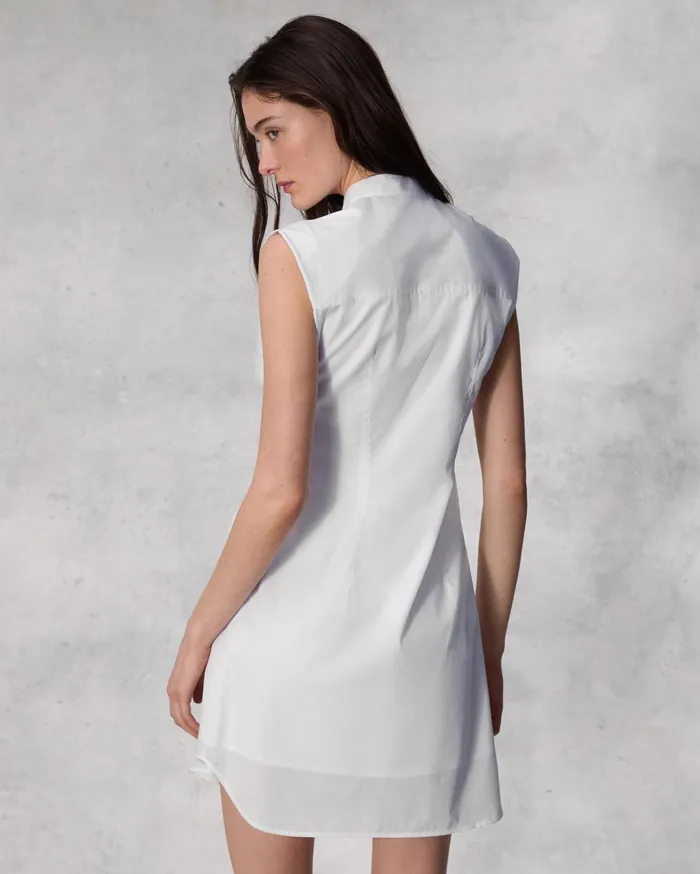 Women Rag and Bone Dresses and Skirts Louisa Cotton Poplin Dress White Women Rag and Bone Dresses and Skirts Louisa Cotton Poplin Dress White