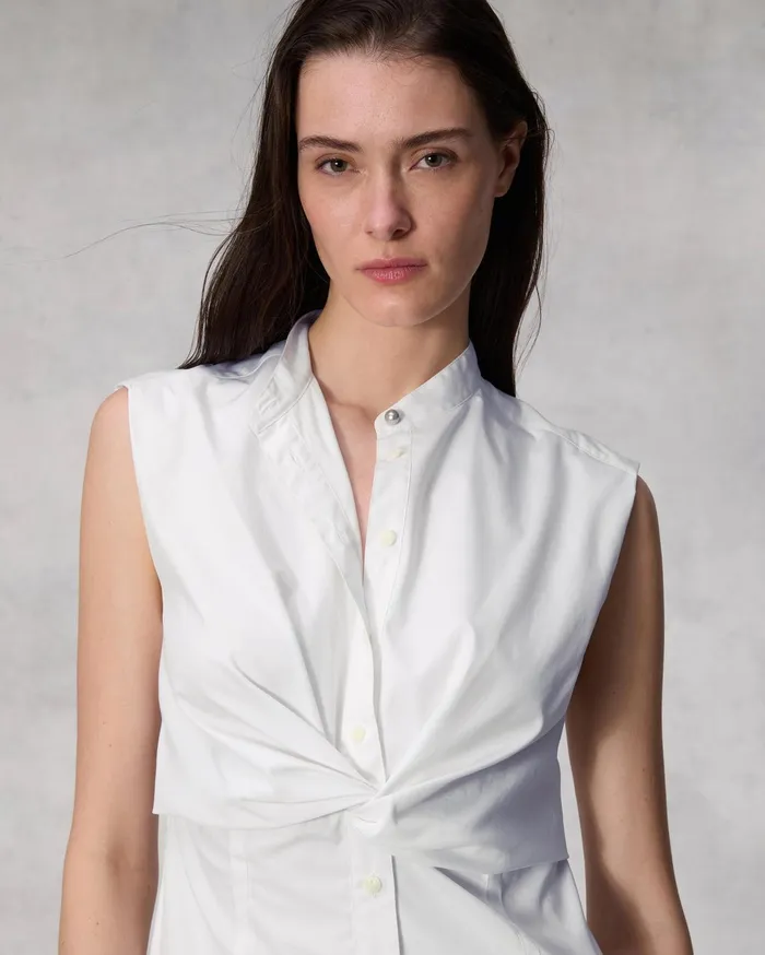 Women Rag and Bone Dresses and Skirts Louisa Cotton Poplin Dress White Women Rag and Bone Dresses and Skirts Louisa Cotton Poplin Dress White