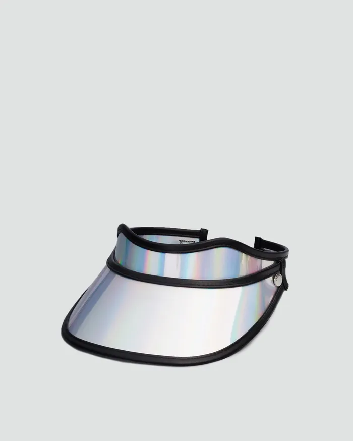 Women Rag and Bone Hats Coney Wide Brim Visor Iridescent
