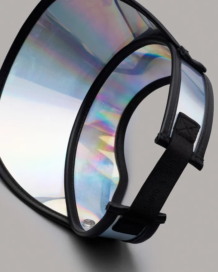 Women Rag and Bone Hats Coney Wide Brim Visor Iridescent Women Rag and Bone Hats Coney Wide Brim Visor Iridescent