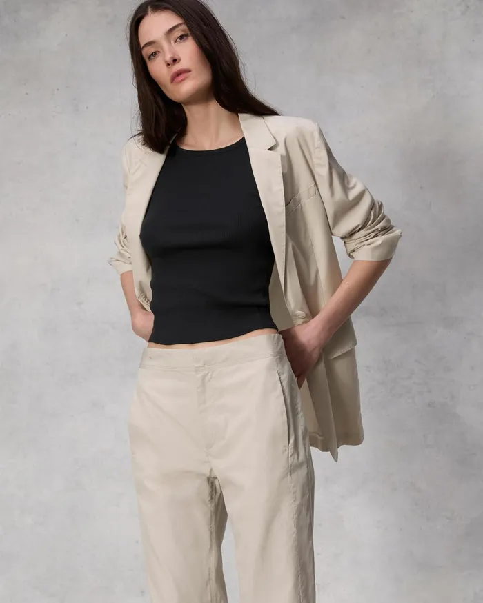 Women Rag and Bone Pants Fern Cotton Poplin Pant Beige Women Rag and Bone Pants Fern Cotton Poplin Pant Beige