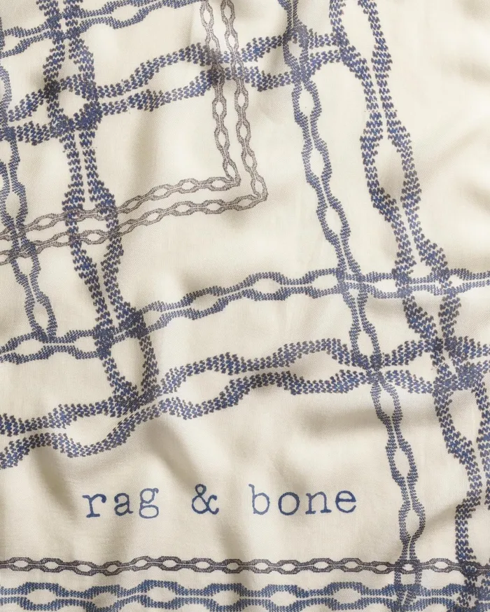Women Rag and Bone Scarves and Ponchos Pea Chain Scarf White Women Rag and Bone Scarves and Ponchos Pea Chain Scarf White