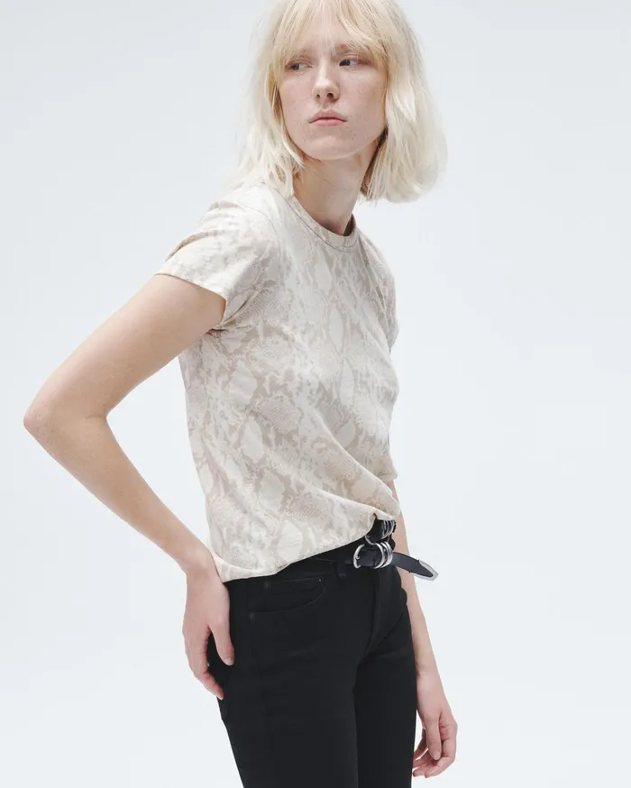 Women Rag and Bone TShirts Allover Snake Tee Snake Print Women Rag and Bone TShirts Allover Snake Tee Snake Print
