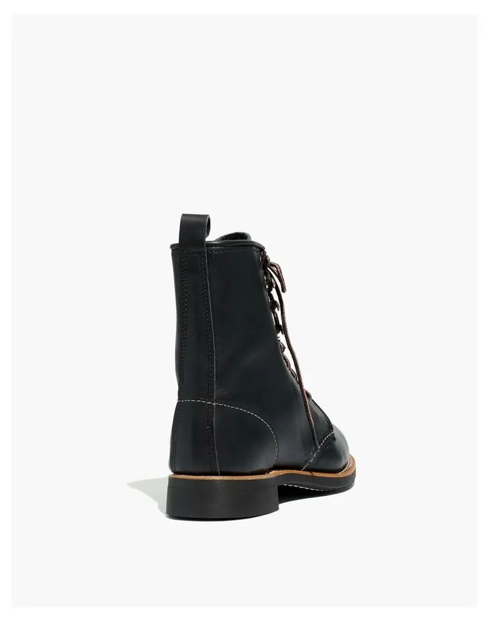 Women Red Wing Silversmith Lace Up Boots Black Boundary Madewell Boots