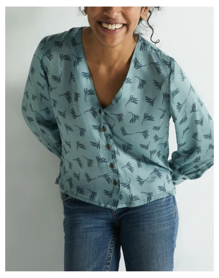 Women Reistor Starry Skies Shirt Green Madewell Tops and Shirts