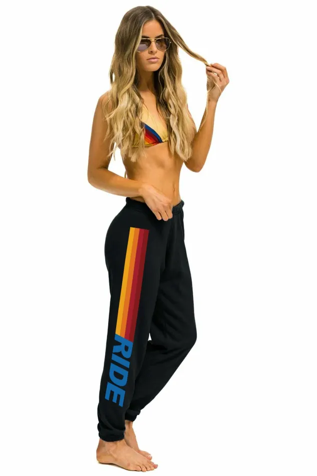 Women RIDE LOGO SWEATPANTS 8211 CHARCOAL Aviator Nation Sweatpants