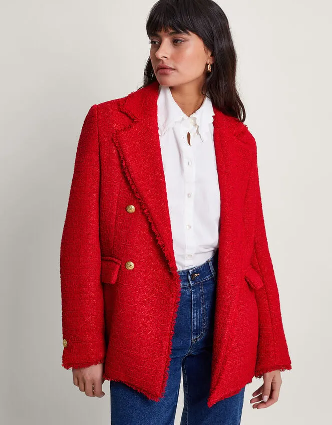 Women Rubi Tweed Jacket Red Monsoon Jackets
