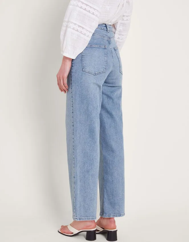 Women Ruby Wide Leg Jeans Blue Monsoon Trousers and Jeans