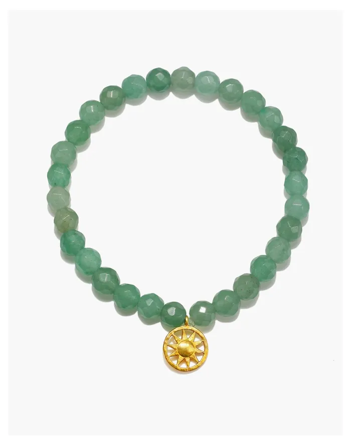 Women Satya Jewelry Inner Harmony Sun Aventurine Gemstone Bracelet Green Multi Madewell Bracelets Women Satya Jewelry Inner Harmony Sun Aventurine Gemstone Bracelet Green Multi Madewell Bracelets