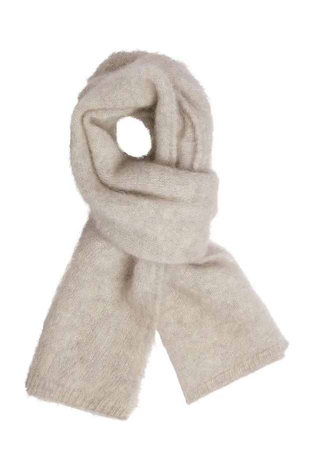 Women Scarf Alouette Gris Chine charpe Mohair Gris Chin Des Petits Hauts Scarves and Beanies