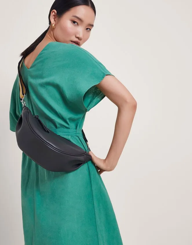 Women Scoop CrossBody Bag Black Monsoon Bags and Purses