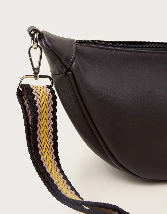 Women Scoop CrossBody Bag Black Monsoon Bags and Purses