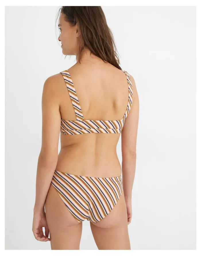 Women Second Wave Ribbed Curved Waist Bikini Bottom In Diagonal Stripe Molly Stripe Vibrant Lilac Madewell Swim Women Second Wave Ribbed Curved Waist Bikini Bottom In Diagonal Stripe Molly Stripe Vibrant Lilac Madewell Swim