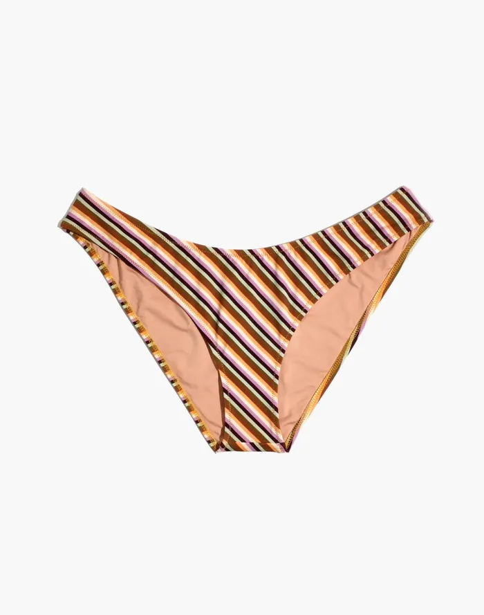 Women Second Wave Ribbed Curved Waist Bikini Bottom In Diagonal Stripe Molly Stripe Vibrant Lilac Madewell Swim Women Second Wave Ribbed Curved Waist Bikini Bottom In Diagonal Stripe Molly Stripe Vibrant Lilac Madewell Swim