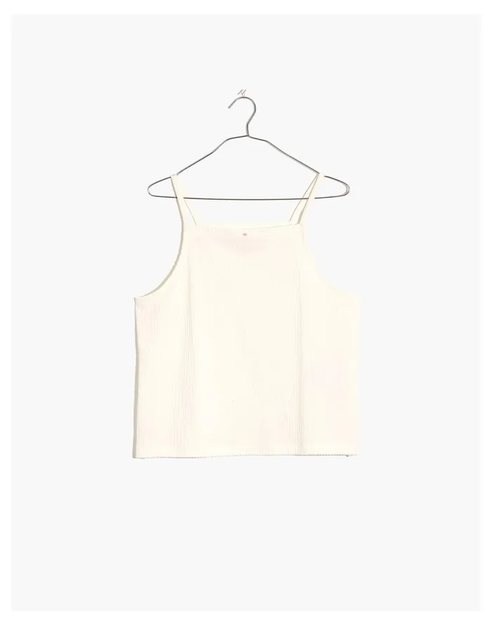 Women Seersucker Apron Tank Top Lighthouse Madewell Tees