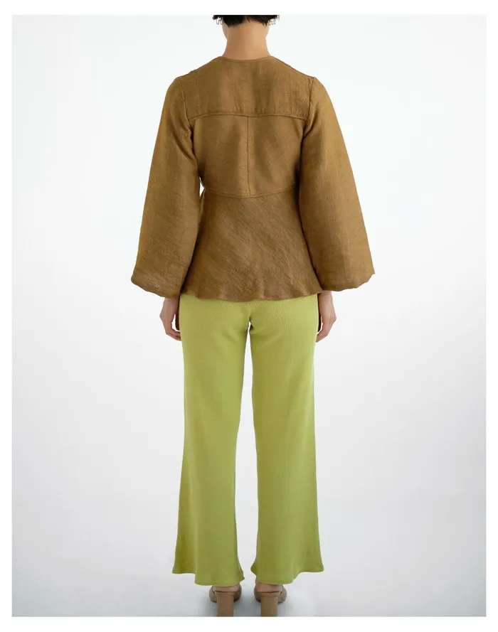 Women SELVA NEGRA Kyoto Blouse Caramel Madewell Tops and Shirts Women SELVA NEGRA Kyoto Blouse Caramel Madewell Tops and Shirts