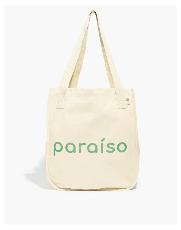 Women Ser Paraso Organic Cotton Reusable Tote Bag White Multi Madewell Totes
