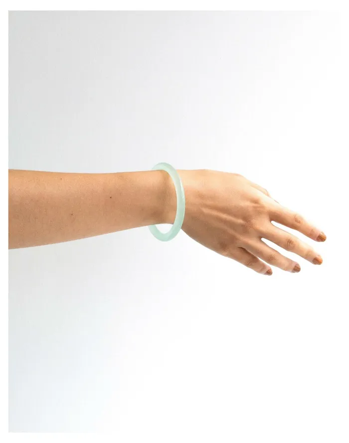 Women Seree Pond Skinny Round Jade Bangle Bracelet In Cyan Brilliant Cove Madewell Bracelets Women Seree Pond Skinny Round Jade Bangle Bracelet In Cyan Brilliant Cove Madewell Bracelets
