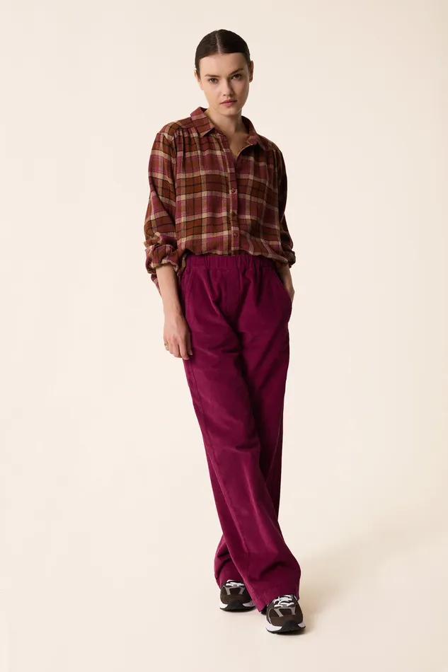 Women Shirt Vioni Matobo Chemise Viscose Et Laine Multicolore Des Petits Hauts Blouses Shirts and Tops