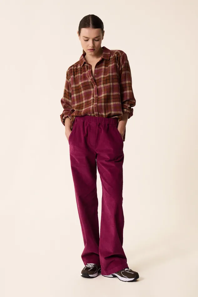 Women Shirt Vioni Matobo Chemise Viscose Et Laine Multicolore Des Petits Hauts Blouses Shirts and Tops