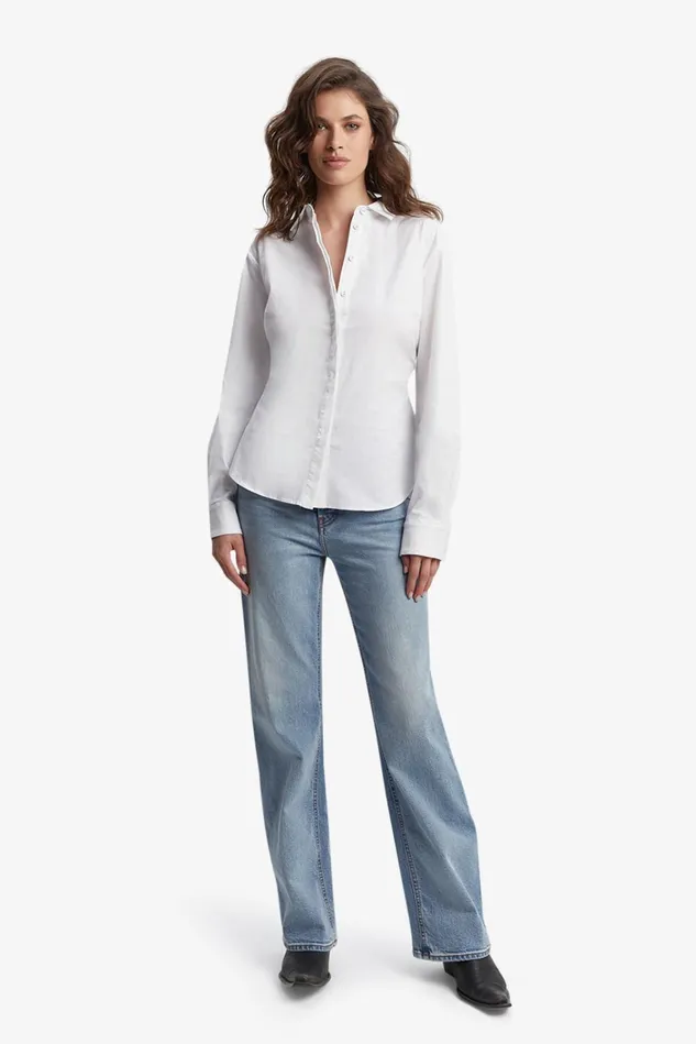Women Shirts and Blouses Bardot Hades Cut Out Shirt In Orchid White Orchid White Women Shirts and Blouses Bardot Hades Cut Out Shirt In Orchid White Orchid White
