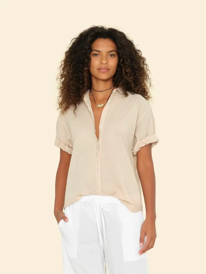 Women Shirts Xirena Parchment Channing Shirt