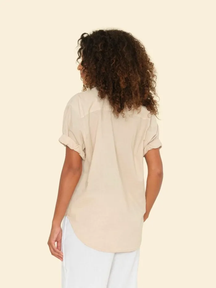 Women Shirts Xirena Parchment Channing Shirt