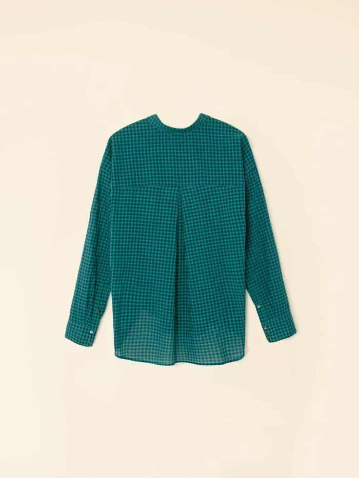 Women Shirts Xirena Pine Sky Jordy Plaid Shirt