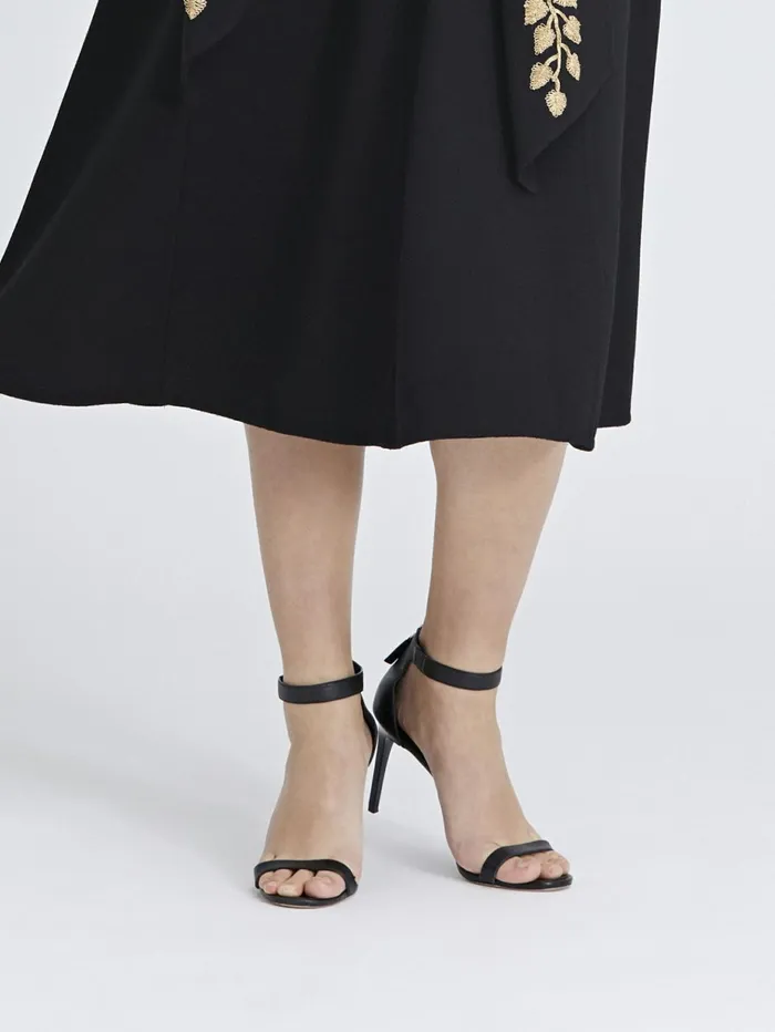 Women Shoes Oscar De La Renta Black Leather Ange Sandals Black Women Shoes Oscar De La Renta Black Leather Ange Sandals Black