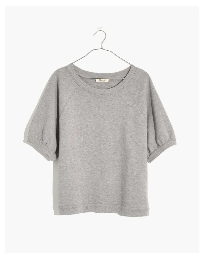 Women Short Sleeve Sweatshirt Hthr Seal Madewell Sweatshirts and Sweatpants Women Short Sleeve Sweatshirt Hthr Seal Madewell Sweatshirts and Sweatpants