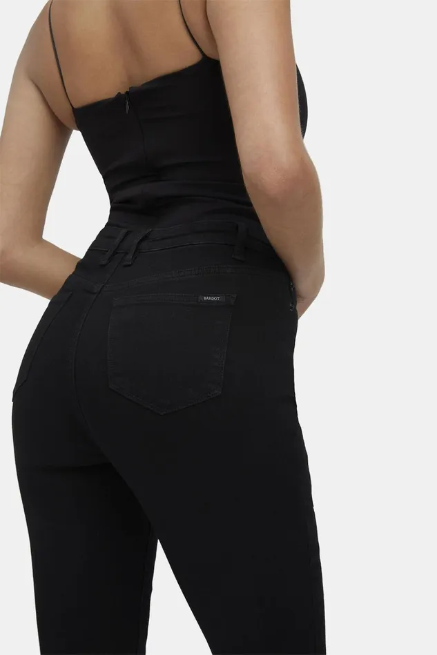 Women Skinny Jeans Bardot Khloe Hi Jeans In Black Black Women Skinny Jeans Bardot Khloe Hi Jeans In Black Black