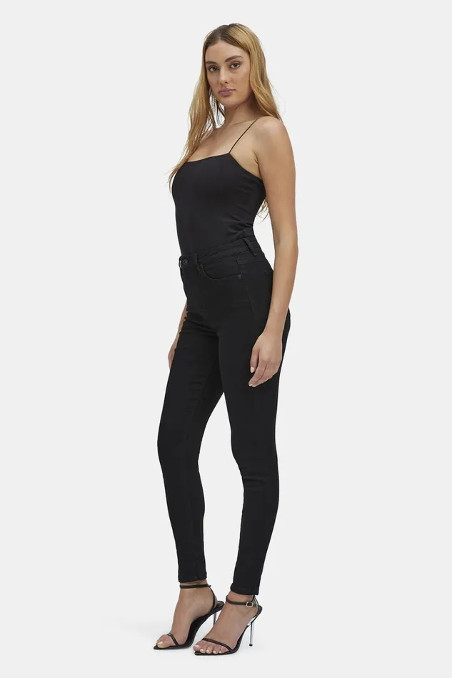 Women Skinny Jeans Bardot Khloe Hi Jeans In Black Black Women Skinny Jeans Bardot Khloe Hi Jeans In Black Black